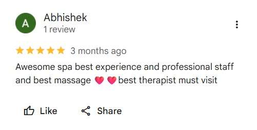 Maurya Spa client review
