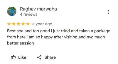 Maurya Spa client review